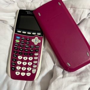Texas Instruments TI-84 Plus C Silver Edition Graphing Calculator - Pink